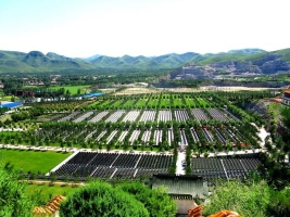 灵山宝塔陵园远景